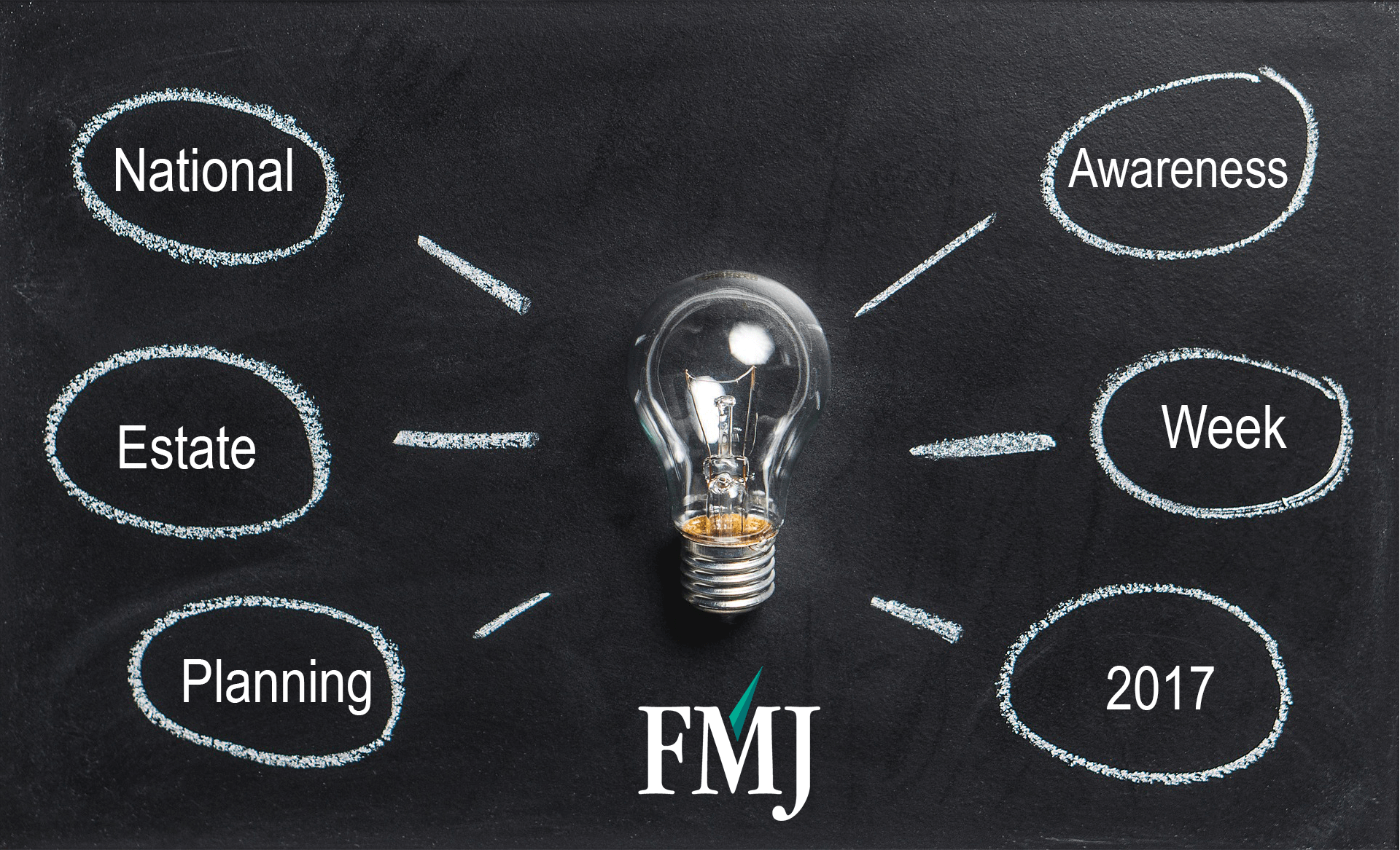 lightbulb surrounded by Nationnal, Estate, Planning, Awareness, Week, 2017